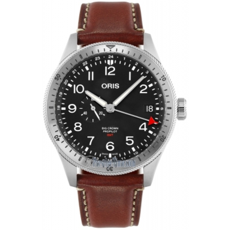 01 748 7756 4064-07 5 22 07LC Oris Big Crown ProPilot Timer GMT 44 Mens Watch
