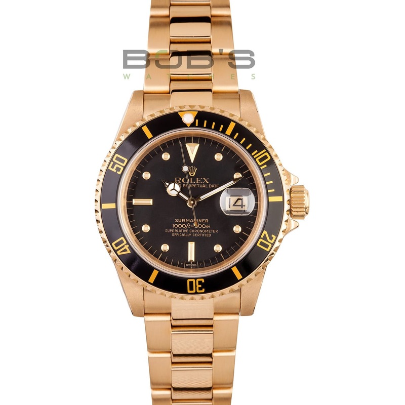 107604 – Submariner Date 1680 18k Gold