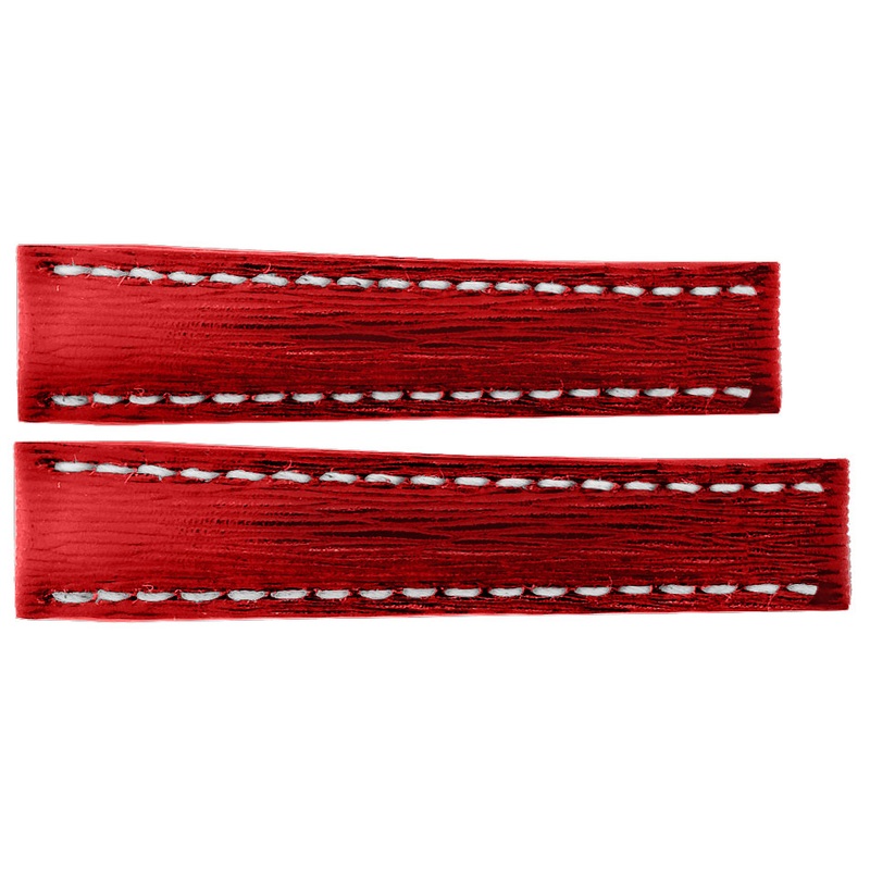 Breitling 16mm Red Calfskin Leather Strap 253X – BRAND NEW