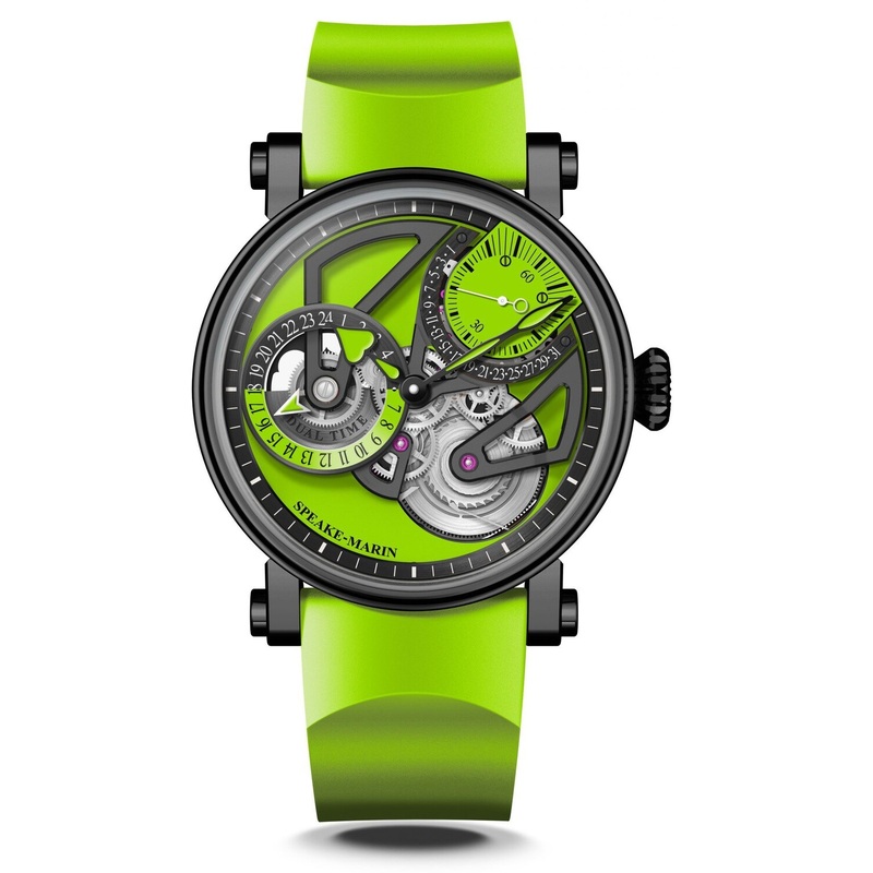 Speake Marin Dual Time Lime 38mm Limited Edition