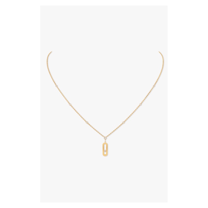Move Uno Necklace in Yellow Gold – Messika