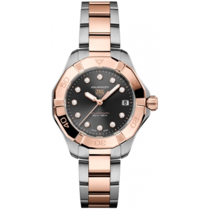 WBP1324.BB0005   Tag Heuer Aquaracer Solargraph 34mm Ladies Watch