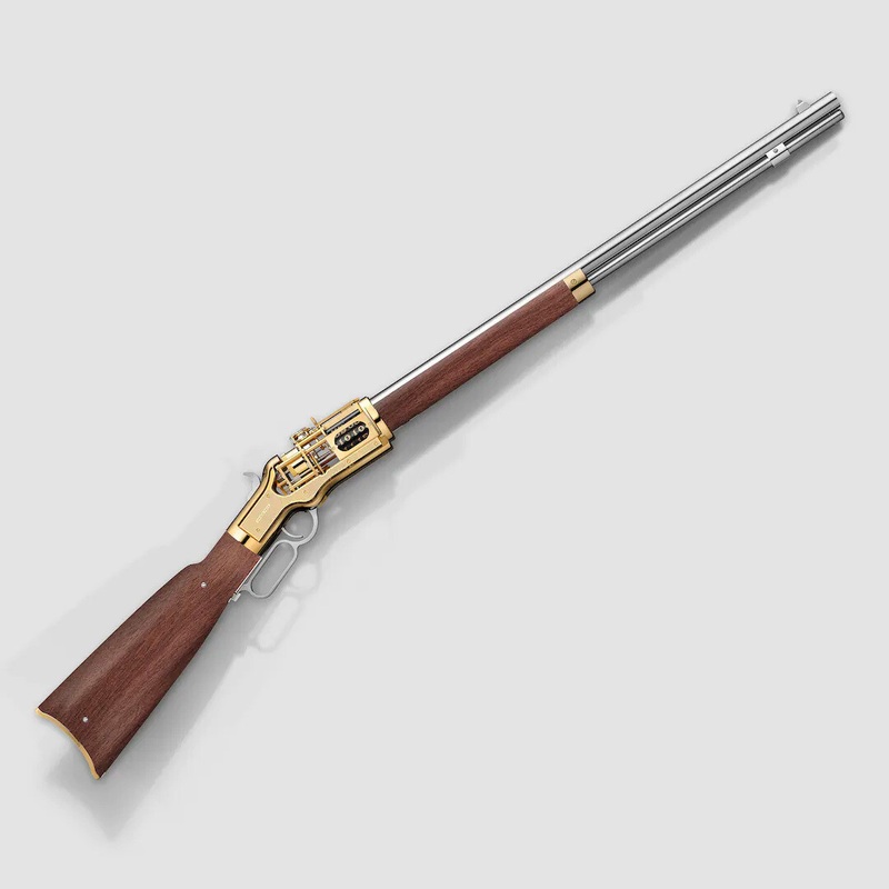 Winchester Reimagined Bi-Color Tobacco Rosewood Tashi Clock