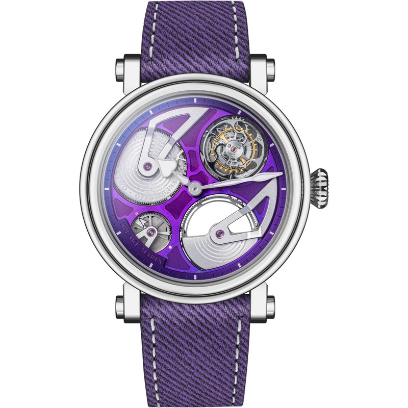 Speake Marin 914211570 Openworked Tourbillon Purple Hour 42mm