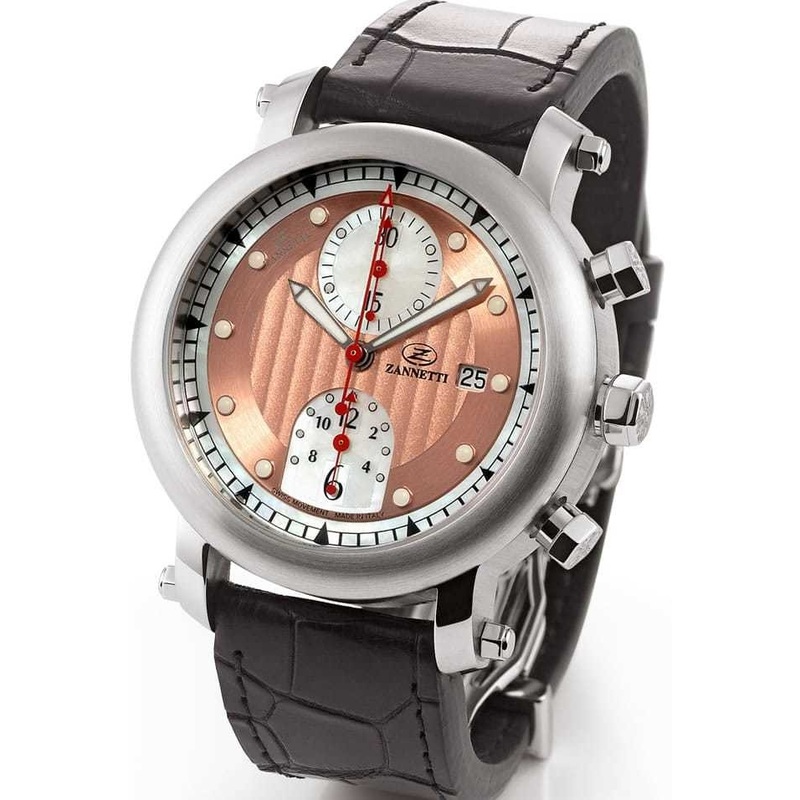 Zannetti Gladiatore Chronograph Steel Copper Version GIM.C1S.-WP.1.A