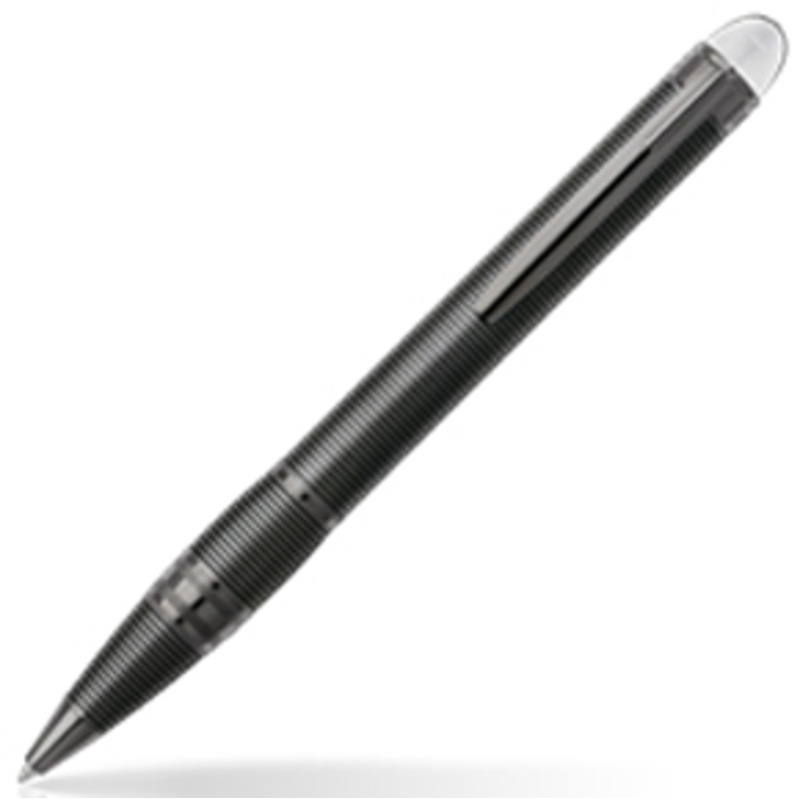 105649 Montblanc Starwalker Midnight Black Metal Ballpoint Pen