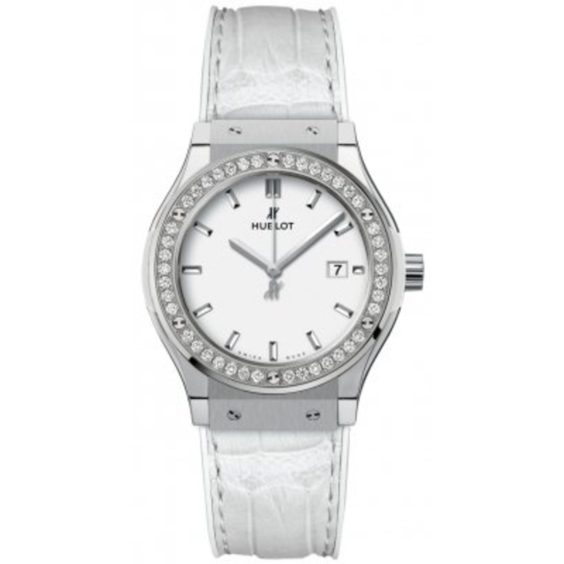 581.ne.2010.lr.1204 Hublot Classic Fusion Quartz 33mm Ladies Watch