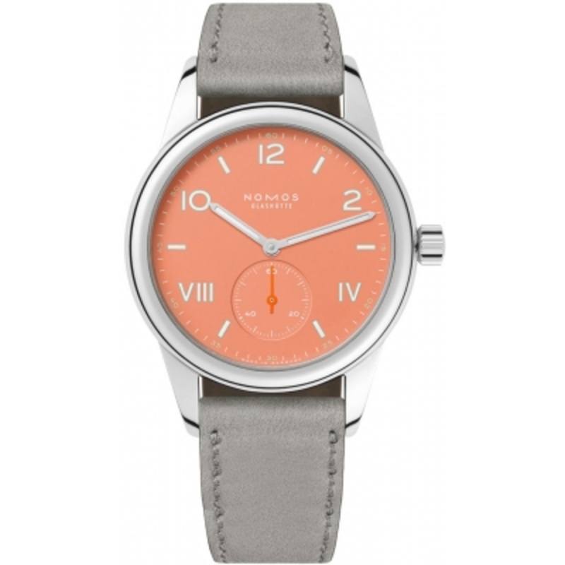 714 Cream Coral Nomos Glashutte Club Campus 36mm Midsize Watch