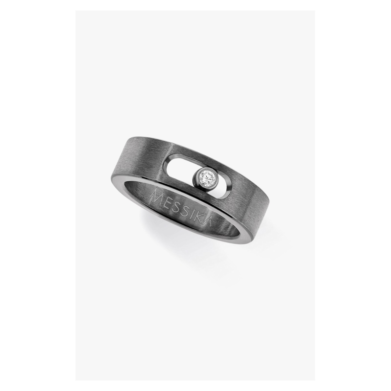 Move Titanium Graphite Ring  – Messika