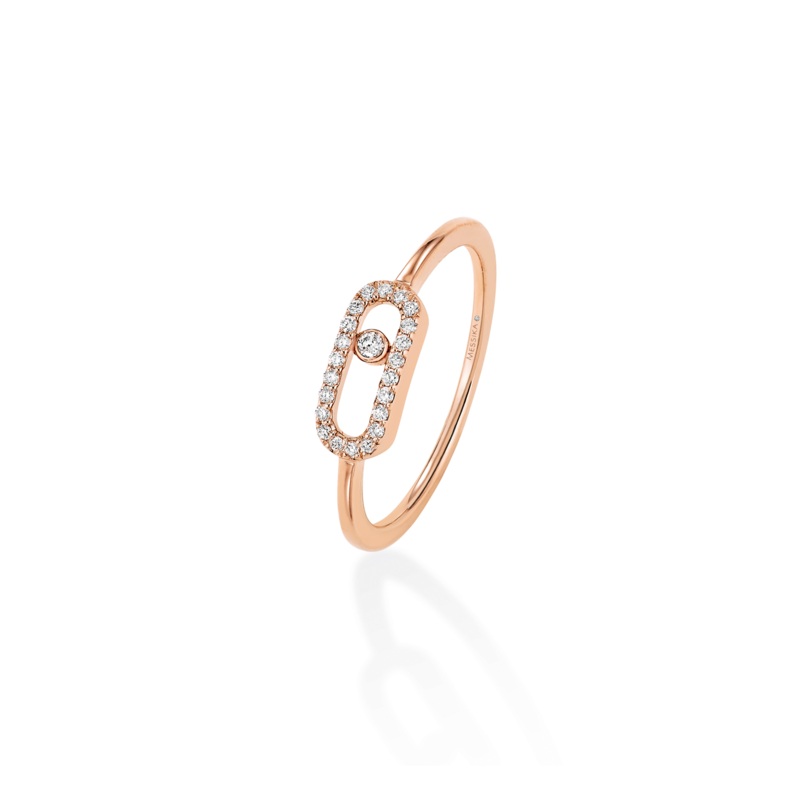 Move Uno Ring in Pink Gold Size 54 – Messika