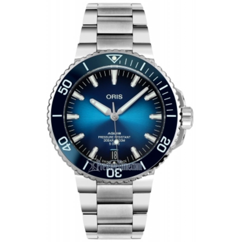 01 400 7763 4135-07 8 24 09PEB Oris Aquis Date 43.5mm Mens Watch