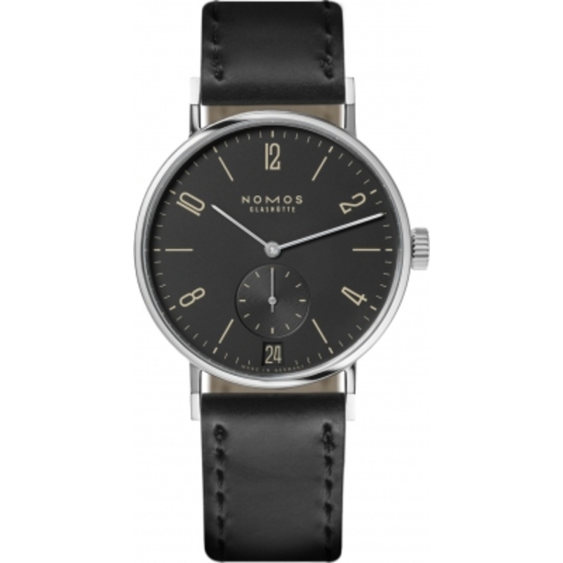 604 Ruthenium Nomos Glashutte Tangomat Datum 38.3mm Mens Watch