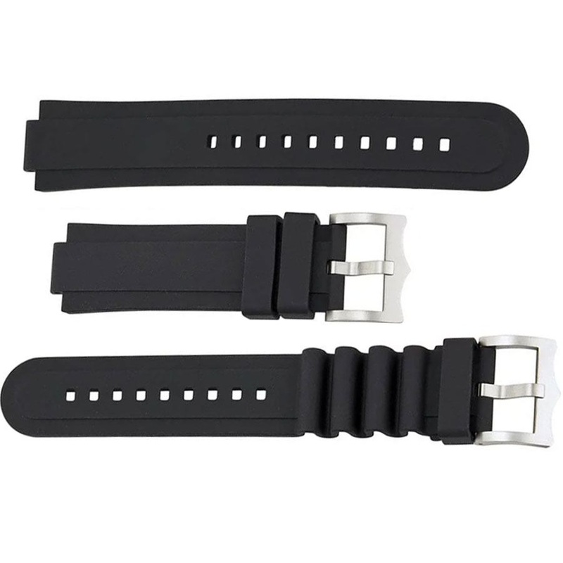 Tudor Pelagos 3 Piece Black Rubber Diver Strap for Sale