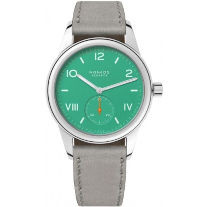 715 Electric Green Nomos Glashutte Club Campus 36mm Midsize Watch