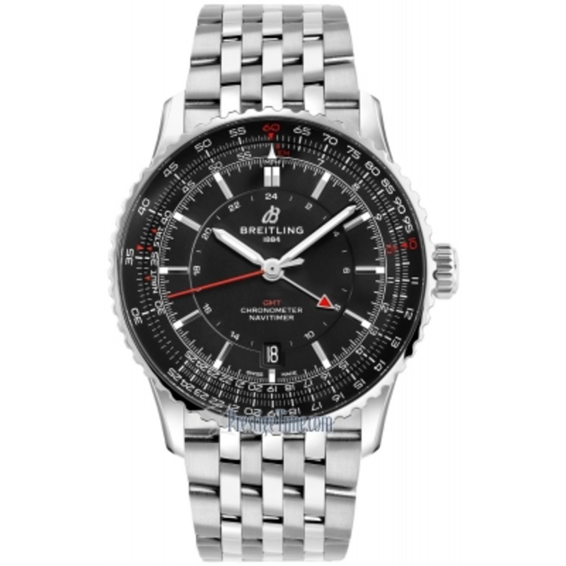 A32310251B1A1   Breitling Navitimer Automatic GMT 41mm Mens Watch
