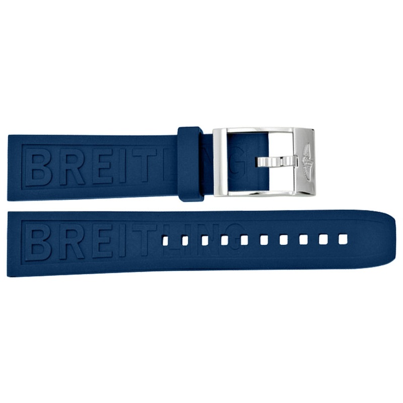Breitling Blue Rubber Strap 24/20mm – 159S