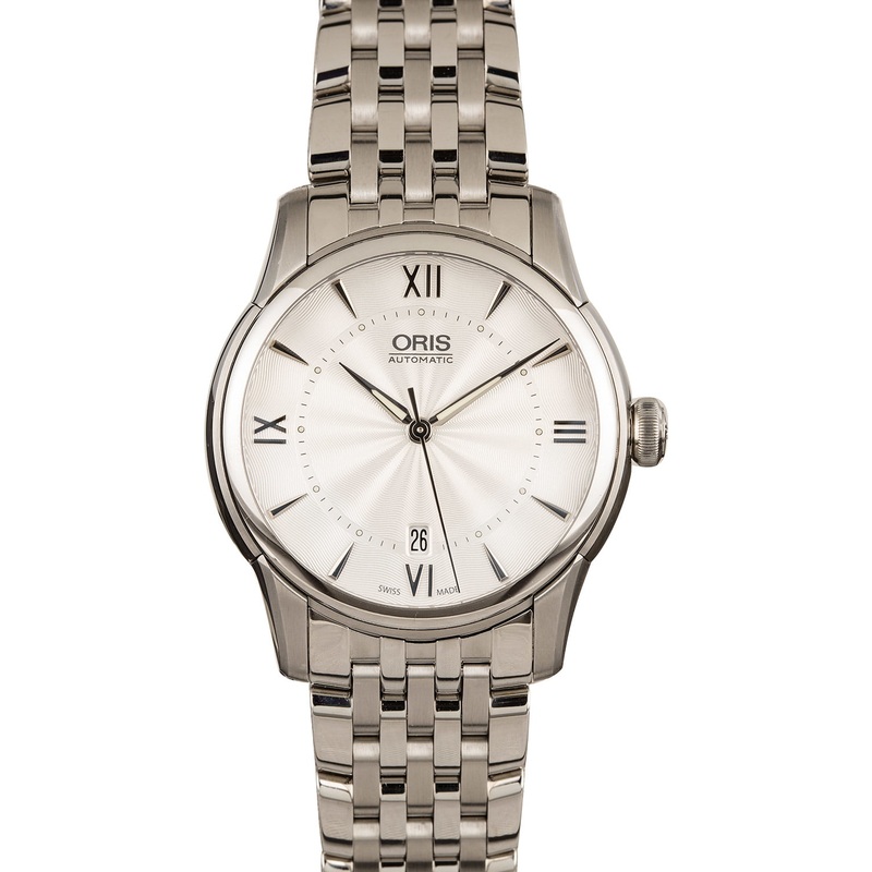 Buy Used Oris Artelier Date 01 733 7670 4071-07 8 21 77  – Sku: 7670 4071-07