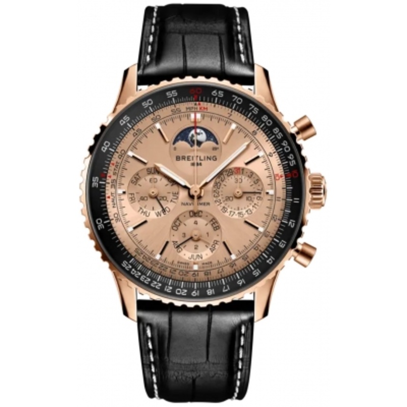 RB19101A1H1P1 140th Anniversary Breitling Navitimer B19 Chronograph 43 Perpetual Calendar Mens Watch