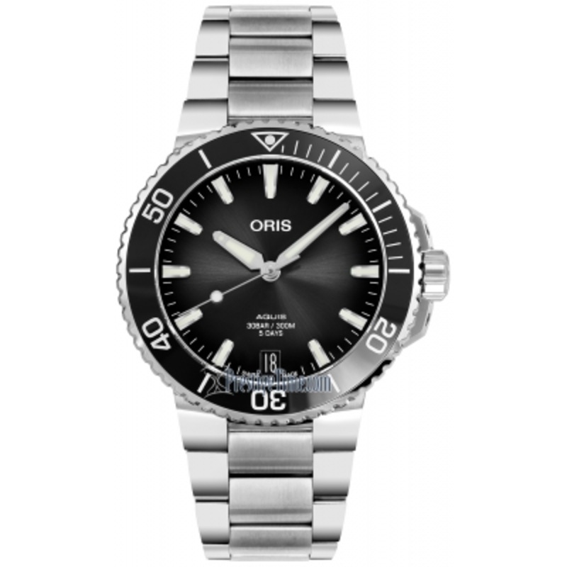 01 400 7769 4154-07 8 22 09PEB Oris Aquis Date 41.5mm Mens Watch