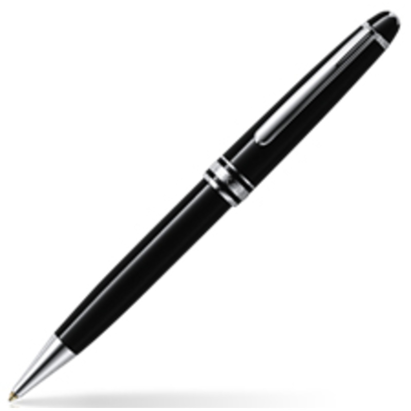2866 Montblanc Meisterstuck Ballpoint Pen Platinum