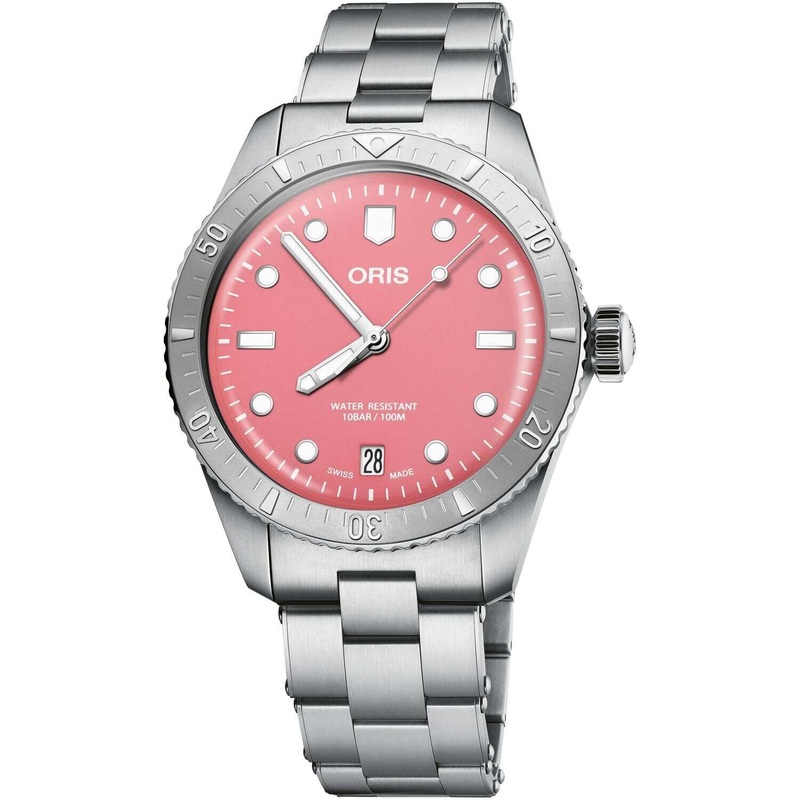 Oris 01 733 7771 4058-07 8 19 18 Sixty Five Cotton Candy Pink Dial