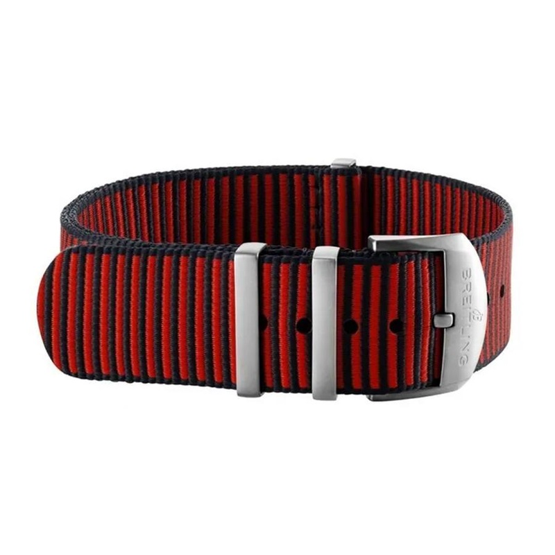 120W.A Breitling Outerknown 22mm Red Nylon Nato OEM Strap
