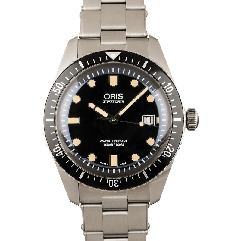Buy Like-New Oris Divers Sixty-Five 01 733 7720 4054-07 8 21 18