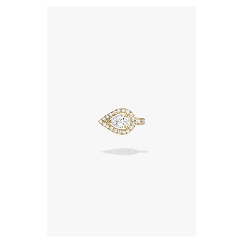 My Twin Mono Earring in Yellow Gold – Messika