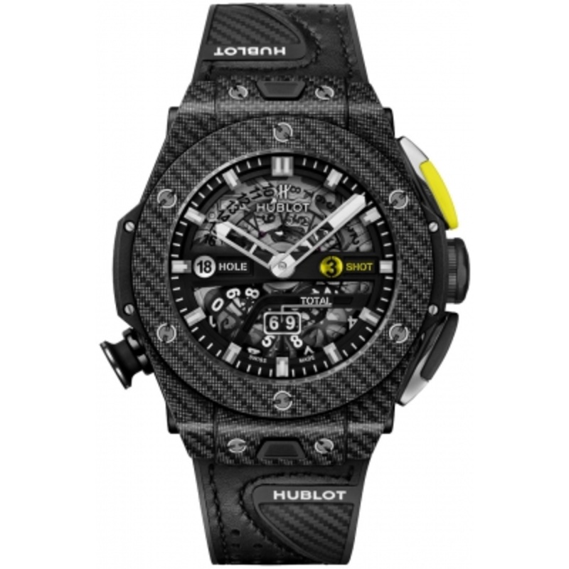 416.YT.1120.VR Golf Black Carbon Hublot UNICO Golf 45mm Mens Watch