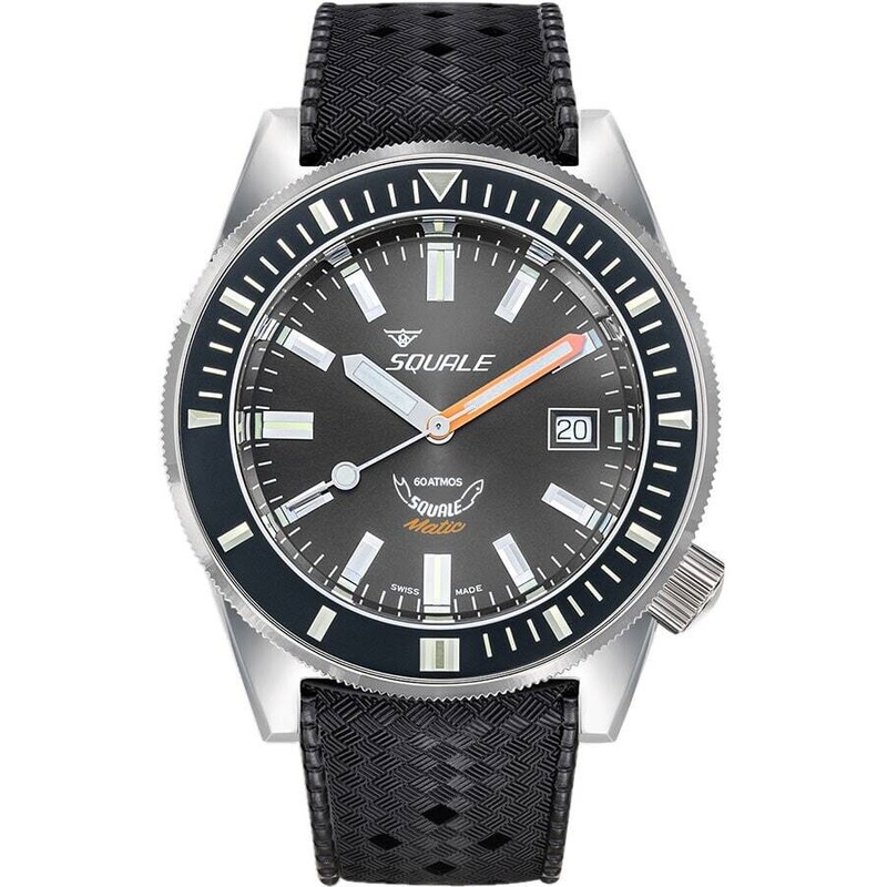 Squale Matic Grey Rubber MATICXSA.HT