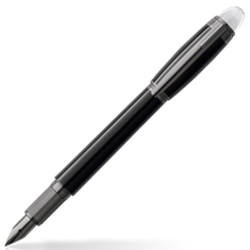 105655 Montblanc Starwalker Midnight Black Fountain Pen