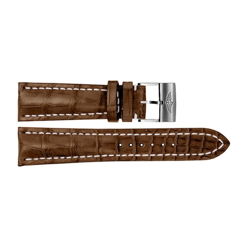 739P Breitling Brown Leather Strap