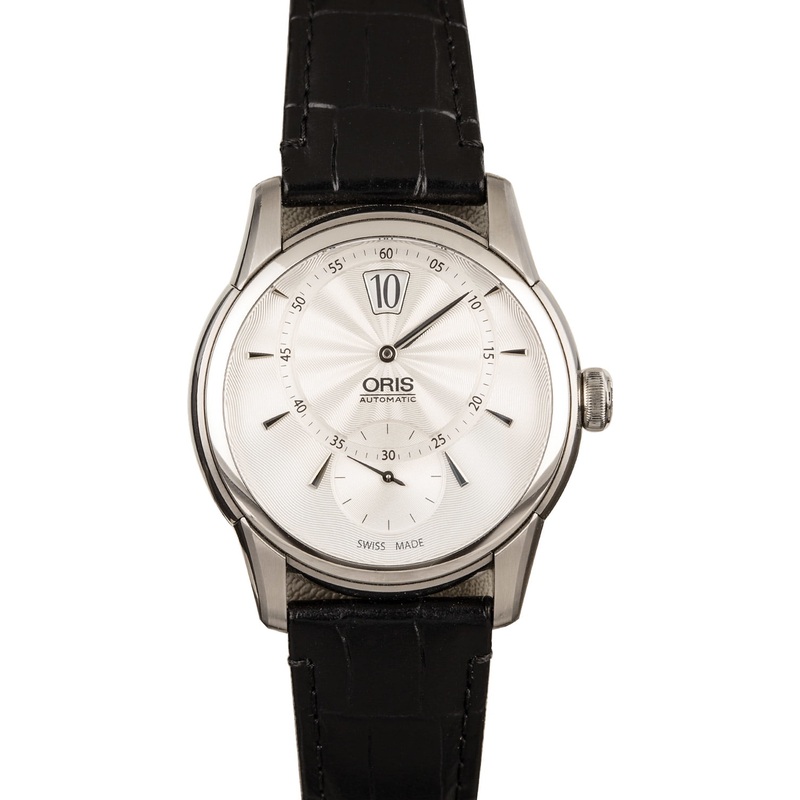 Buy Used Oris Artelier Jumping Hour 01 917 7702 4051-07 5 21 70FC  – Sku: 7702 4051-0