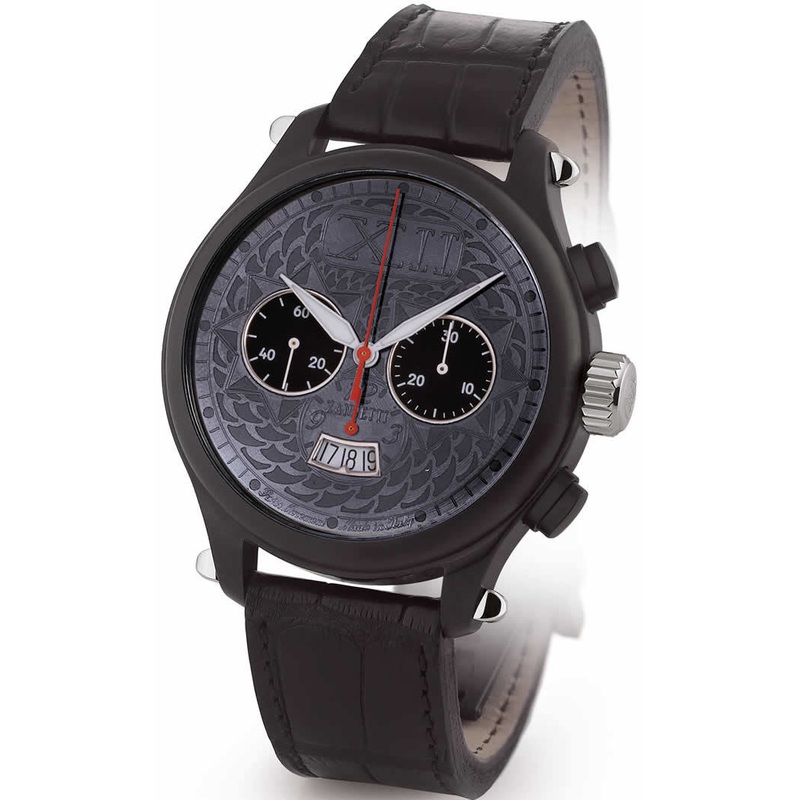 Zannetti Magnificum Black Chrono Grey MEN.C1SB-G.A