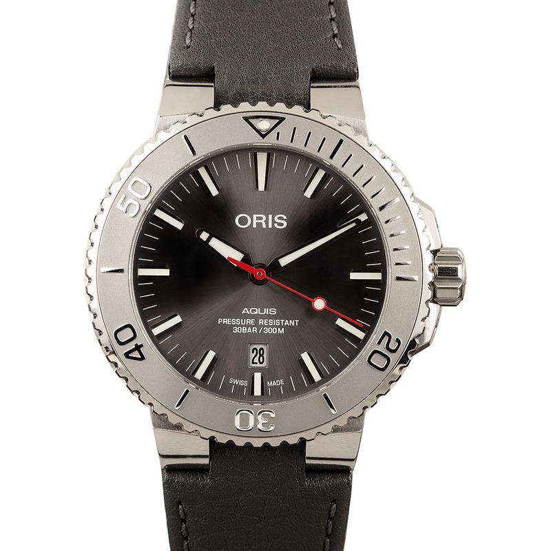 Buy Like-New Oris Aquis 01 733 7730 4153-07 5 24 11EB  – Sku: 7730 4153-07 5 24