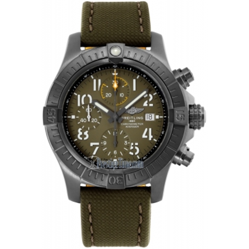 v13317101L1x1 Night Mission Breitling Avenger Chronograph 45 Mens Watch