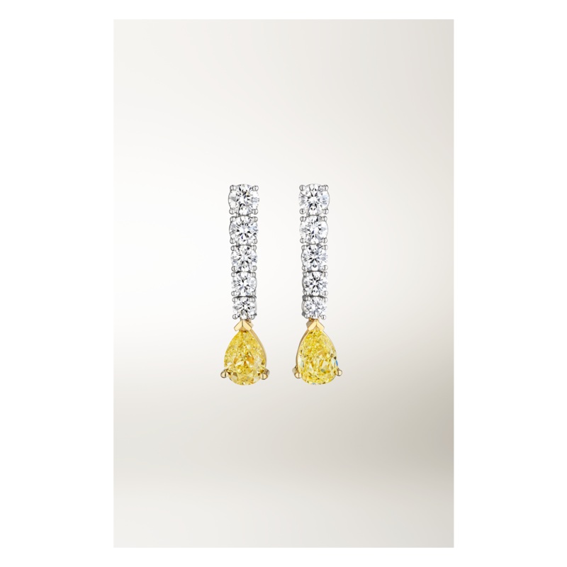 Classics Yellow Diamond Pendant Earrings – Bucherer Fine Jewellery