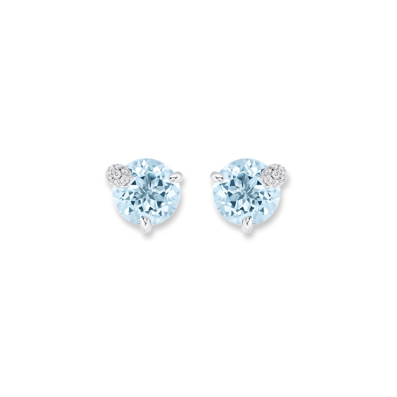 Peekaboo Aquamarine Studs – Bucherer Fine Jewellery