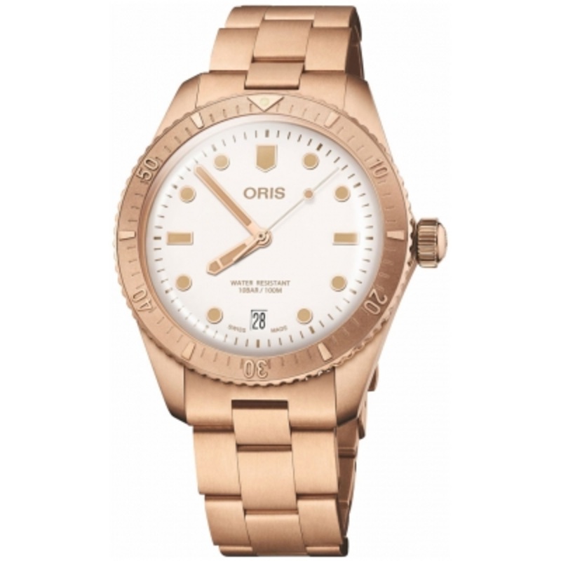 01 733 7771 3151-07 8 19 15   Oris Divers Sixty Five 38mm Midsize Watch