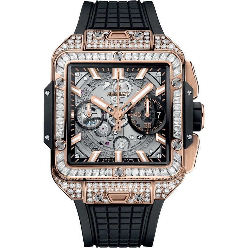 Hublot 821.OX.0180.RX.0904 Square Bang Unico King Gold Jewellery 42mm