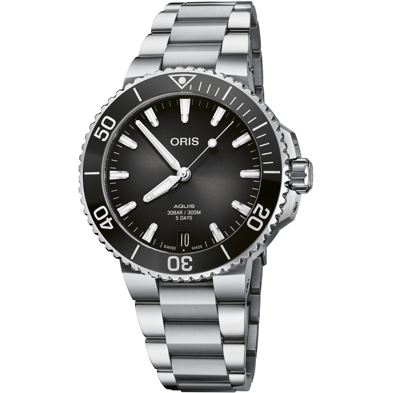 Oris Aquis Date Calibre 400 41.5mm Black Dial