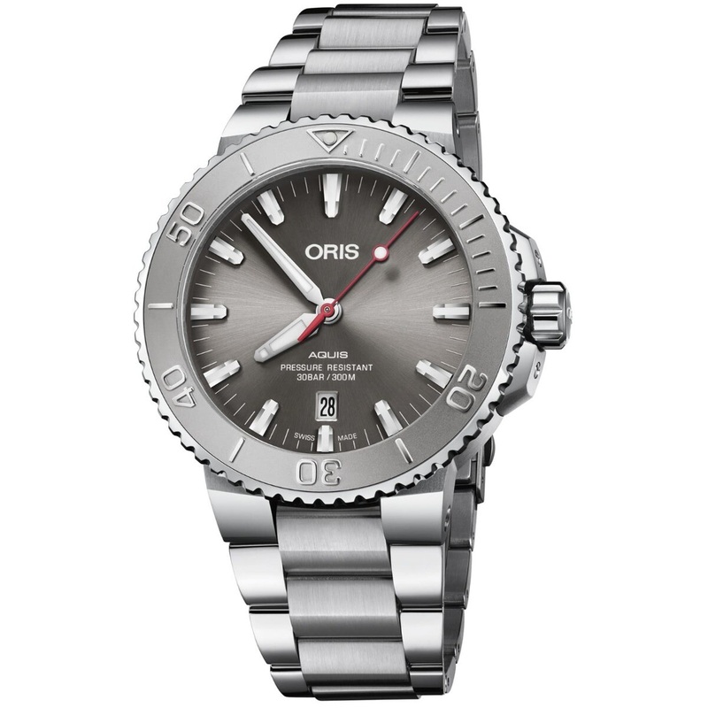 Oris Aquis Date Relief on bracelet 01 733 7730 4153-07 8 24 05PEB