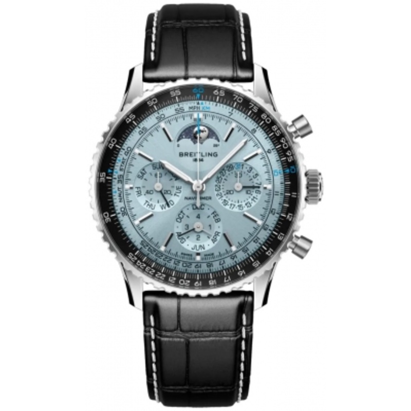 PB1920251C1P1   Breitling Navitimer B19 Chronograph 43 Perpetual Calendar Mens Watch