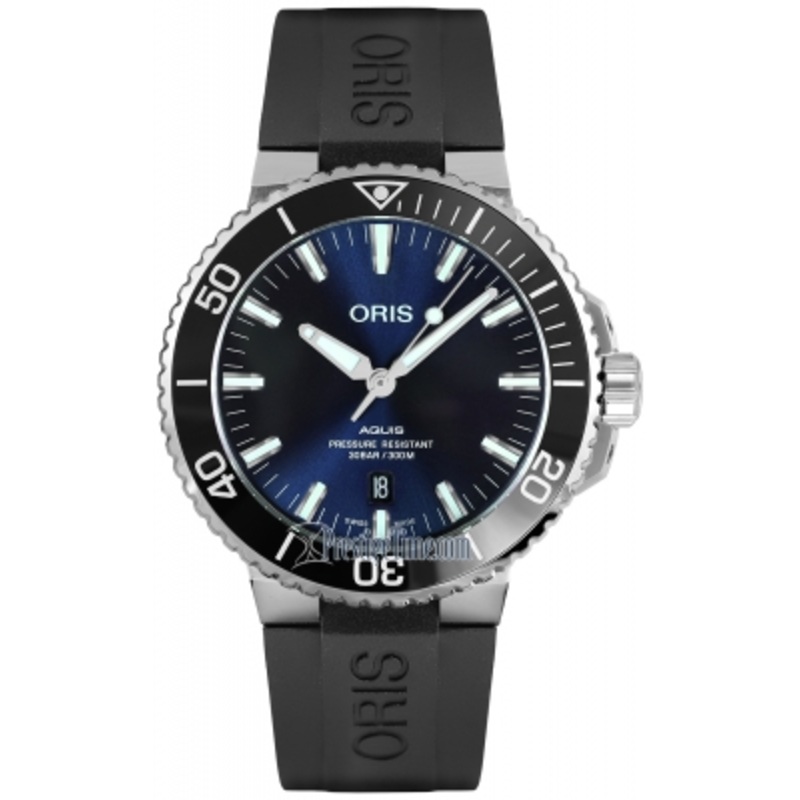 01 733 7730 4135-07 4 24 64EB Oris Aquis Date 43.5mm Mens Watch
