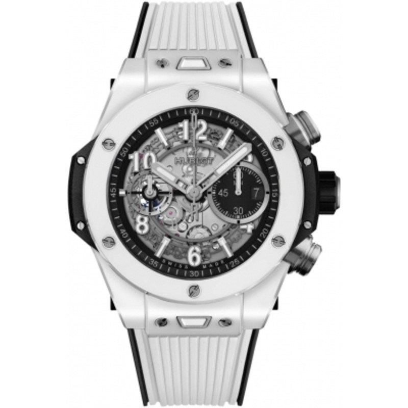 421.hx.1170.rx White Ceramic Hublot Big Bang UNICO 44mm Mens Watch