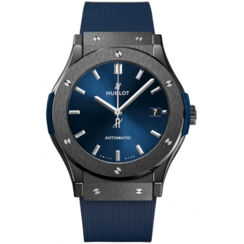 511.cm.7170.rx Ceramic Blue Hublot Classic Fusion Automatic 45mm Mens Watch