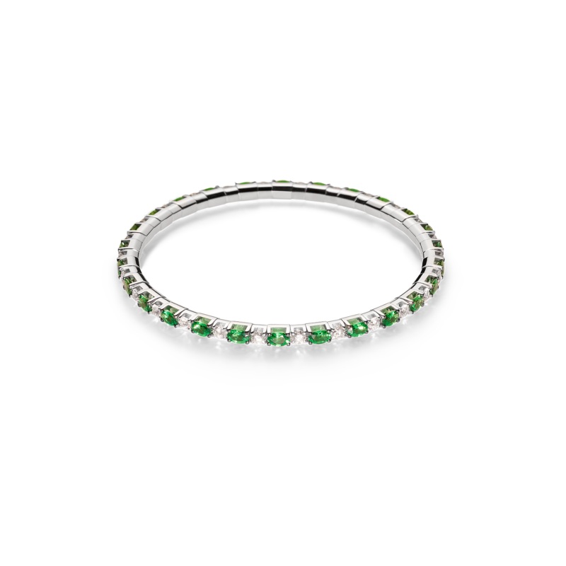 Classics Tsavorite and Diamond Stretchy Bracelet – Bucherer Fine Jewellery