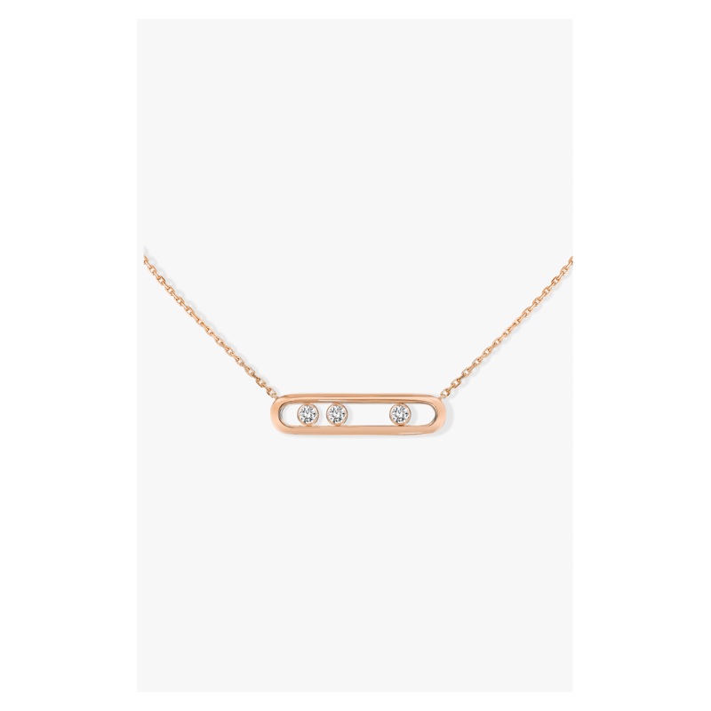 Move Classique Pendant in Pink Gold – Messika