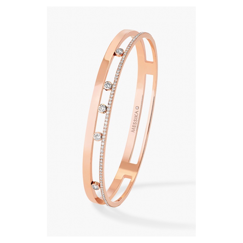 Move Romane Bracelet in Pink Gold Size M – Messika