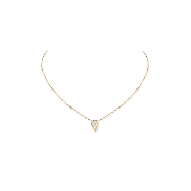 Fiery Pendant 0.10CT in Yellow Gold – Messika